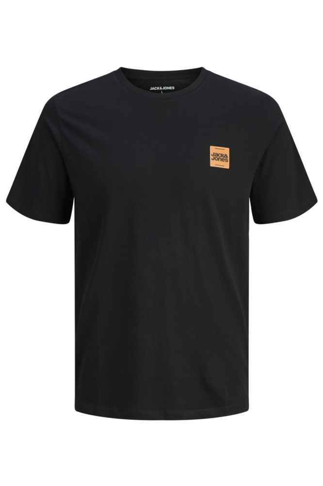 JJBRANDY TEE SS CREW NECK LN 12279100 BLACK